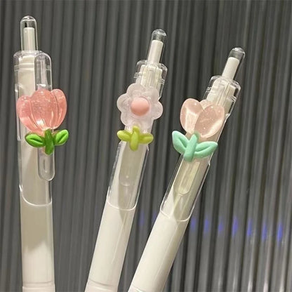 5-Pack Floral Pens Set