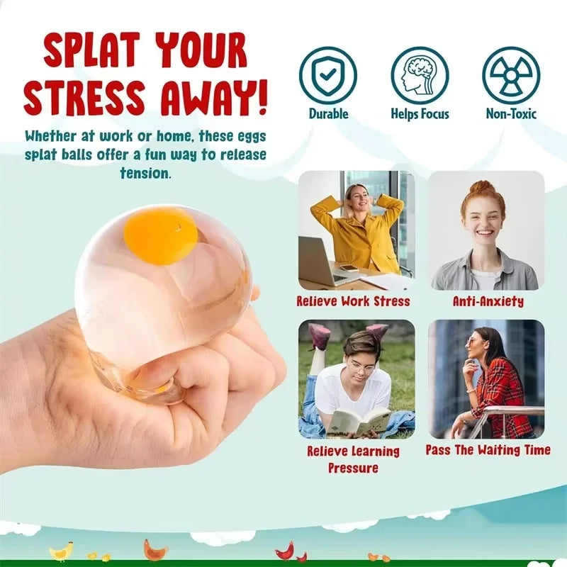 1 pcs Egg Squishy Ball