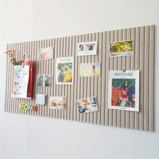 Large Bohemian Felt Wall Tiles - Round Cork Bulletin Boards