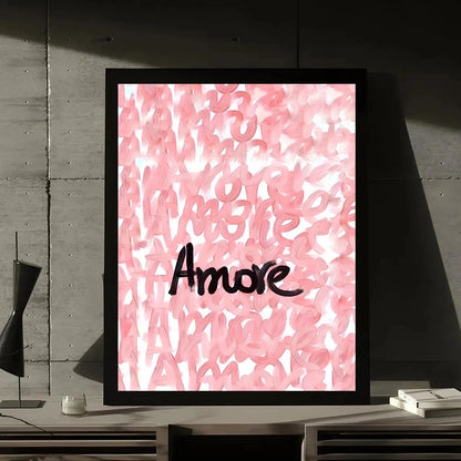 Pink Quote prints wall art poster
