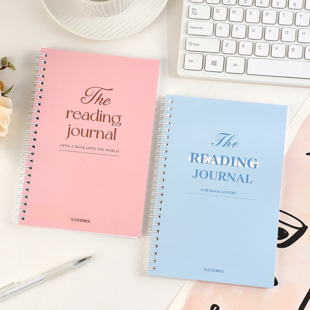 112 Page Reading Log notebook