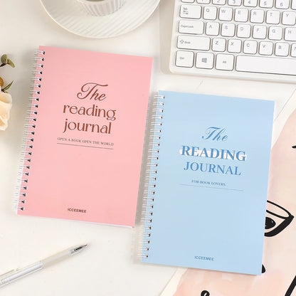 112 Page Reading Log notebook