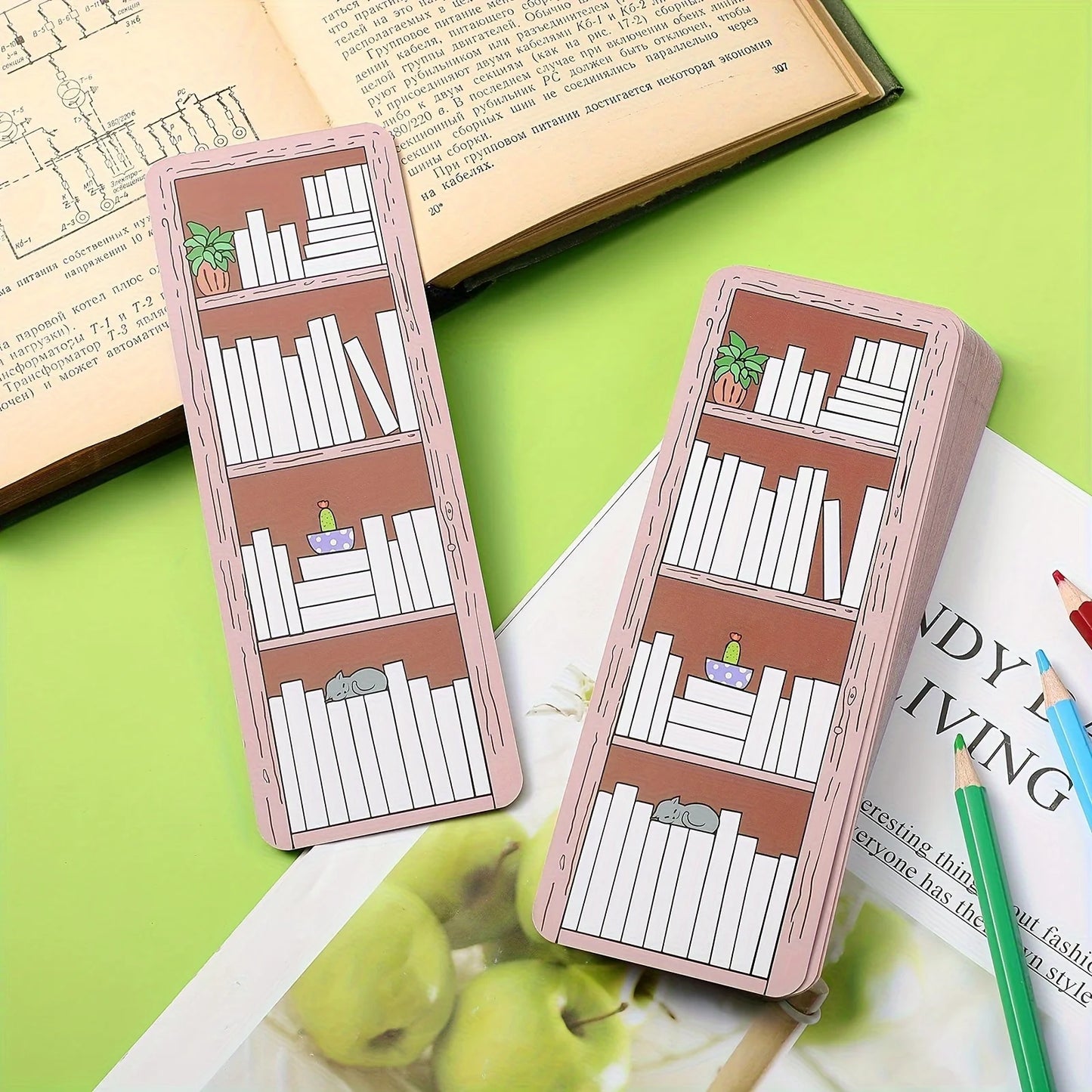 20/50 Pcs Bookshelf Design Bookmark