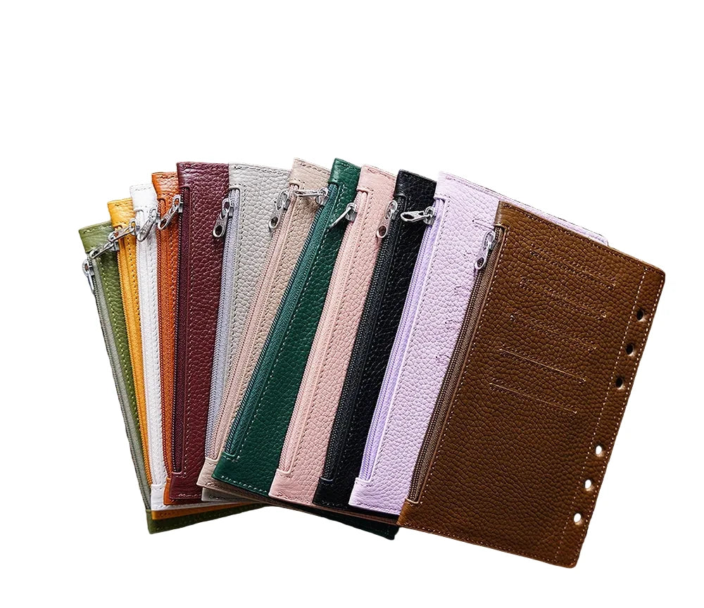 Moterm Zipper Flyleaf for A6 Size Ring Planner