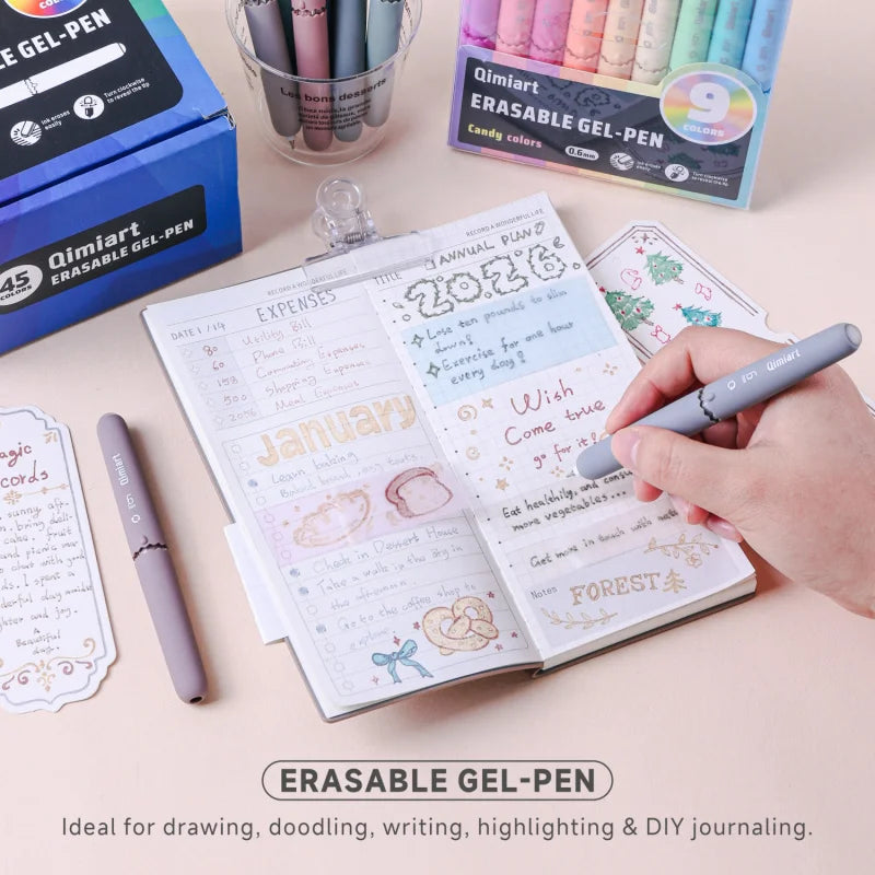 Erasable Rotary Retractable Gel Pens
