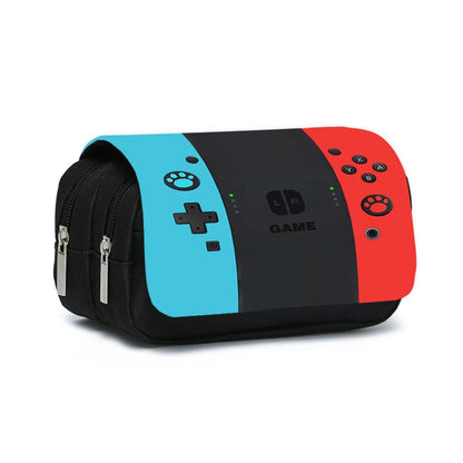 Games Console Double Layered Flip Pencil Case