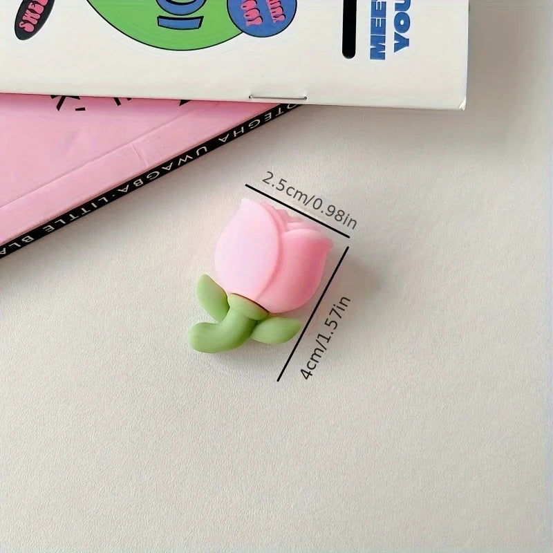 4Pcs Tulip Flower Cable Protector