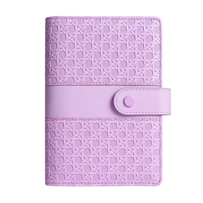 A6 Gingham Check PU Leather journal