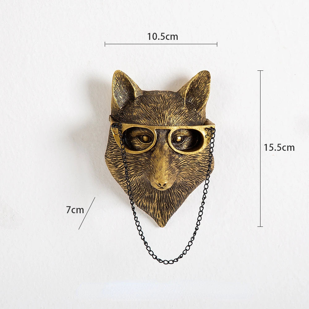 Animal Head Wall Storage decorative Hook