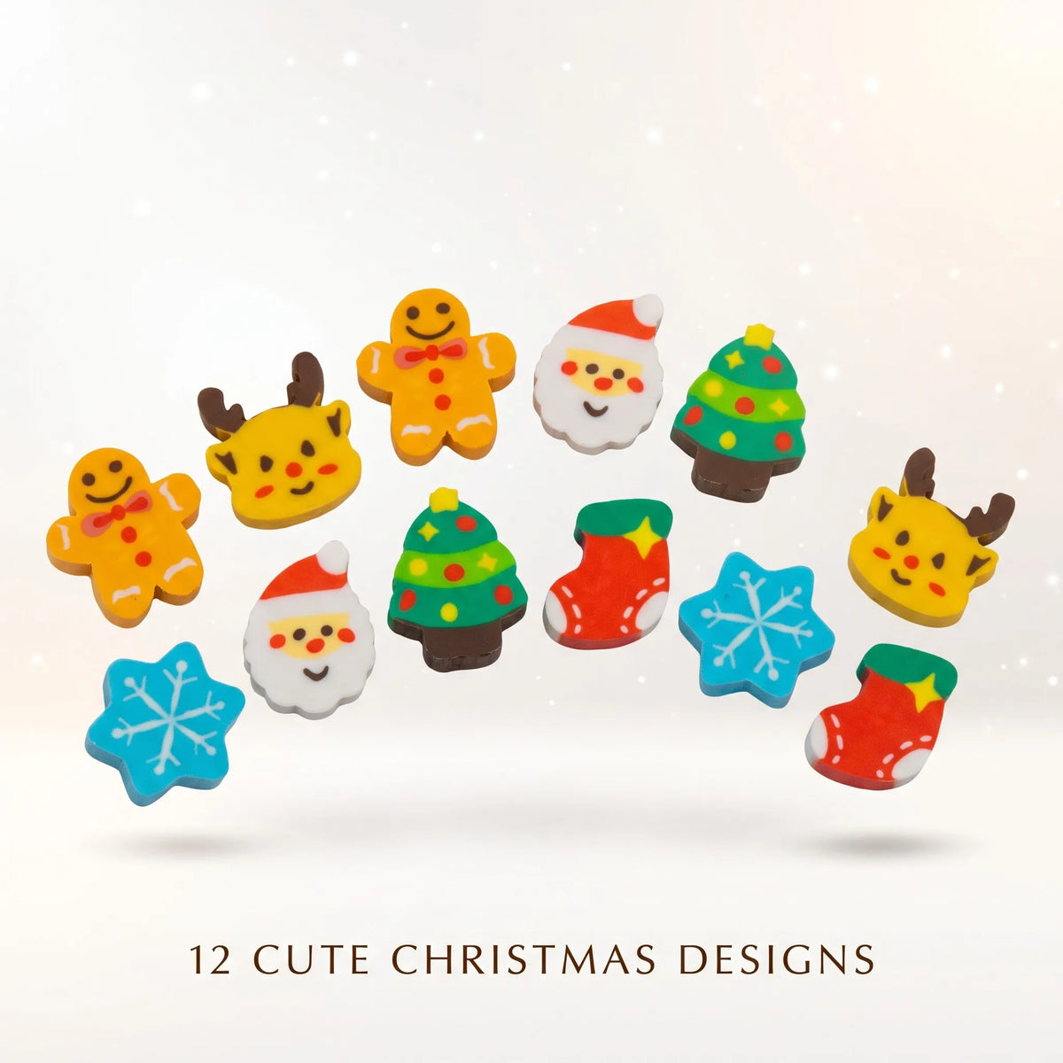 12pcs Christmas Pencils Set