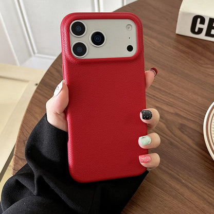 Leather Texture Phone Case For iPhone 13,14,15,16,17