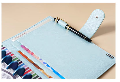 Moterm Genuine Leather Discbound Planner Cover