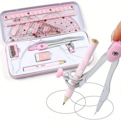 8Pcs/Set Geometry math supplies