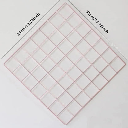 2pcs - Metal photo wall grid panel