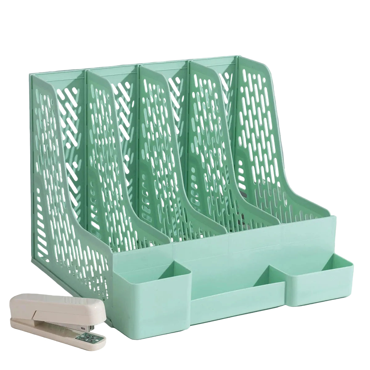 Four-Part File Frame with Pen Holder organizer