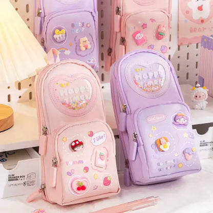 Happy times bag pencil holder pouch