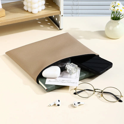 PU File zipper Bag Pouch