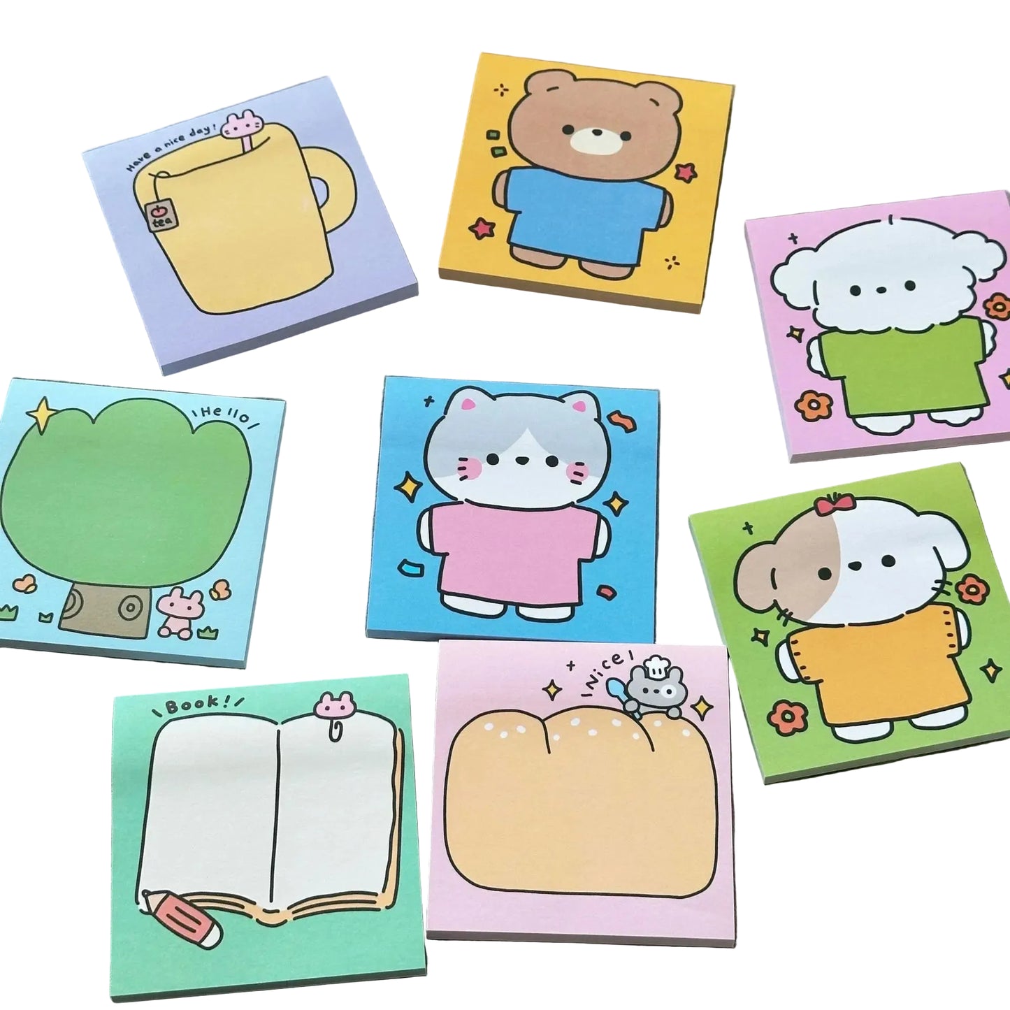 Cartoon-style Simple and Cute Sticky Notes