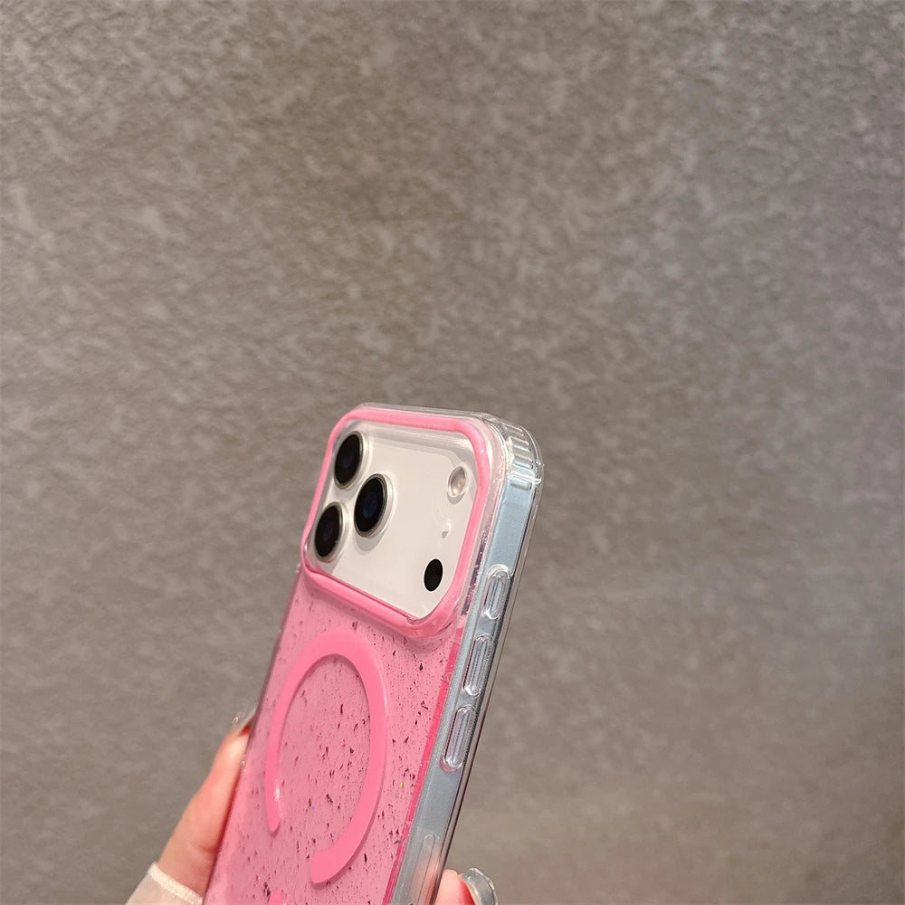 Jelly Glitter Case For iPhone
