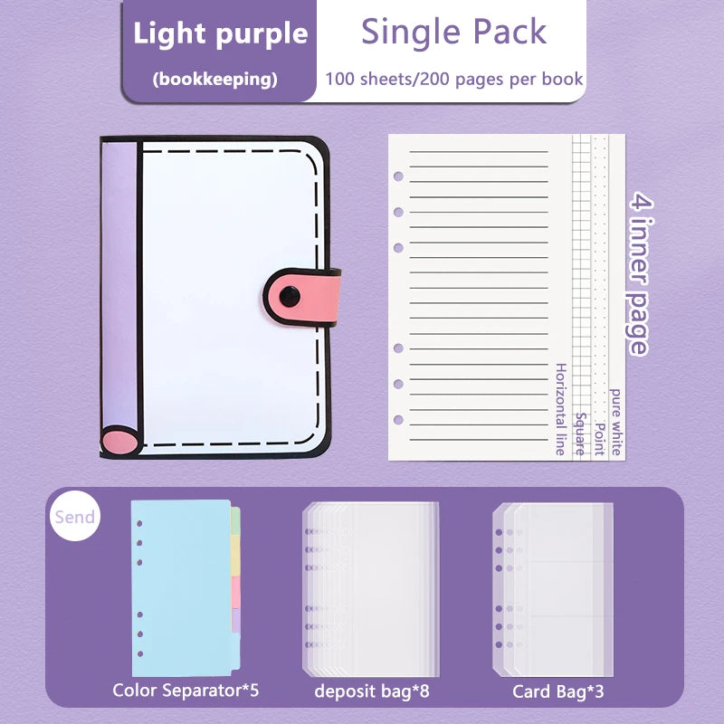 2d color design journal binder
