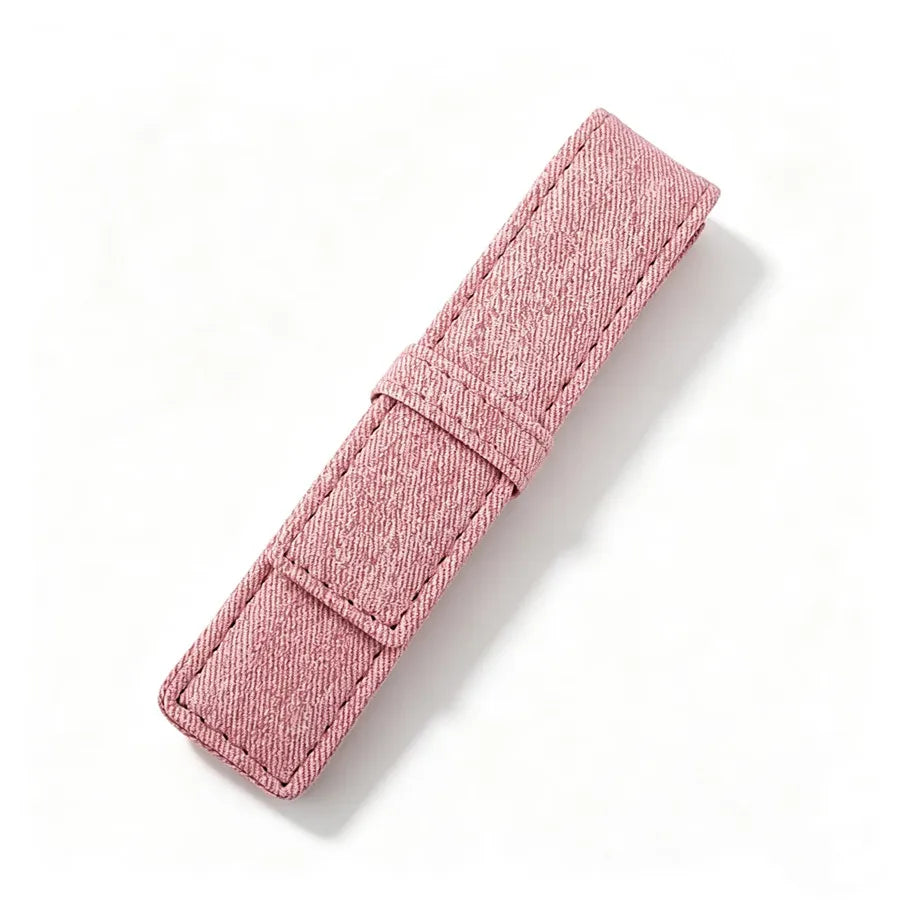 Colorful PU Leather Single Pen Case Holder