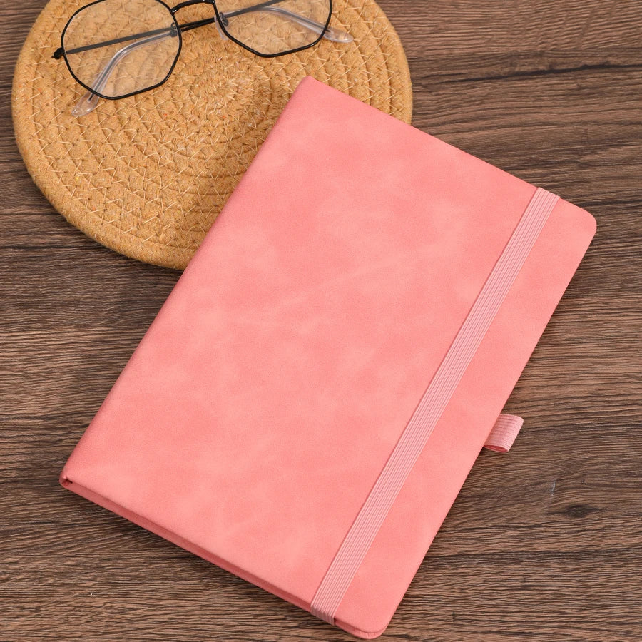 Vintage A5 leather strap notebook