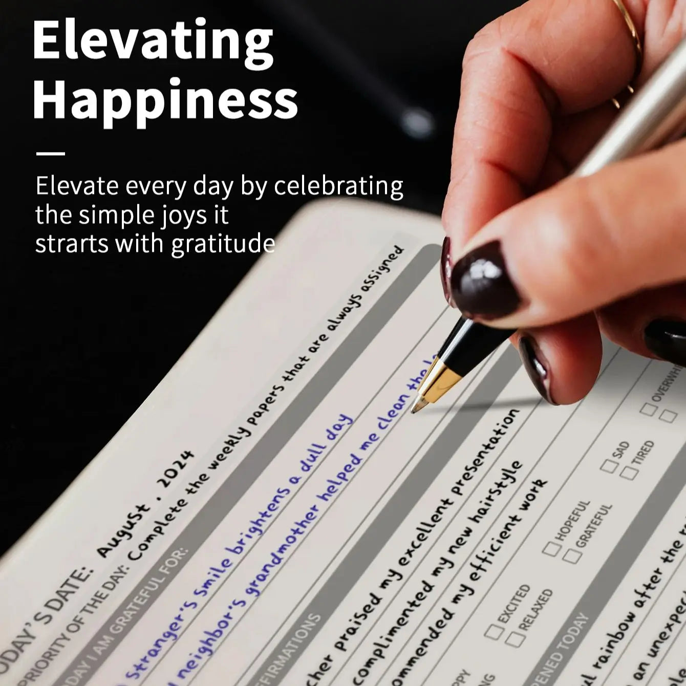 Gratitude Planner: Daily Gratitude Journal