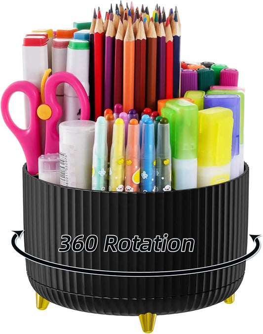 360-Degree Rotating Multi-Purpose Desk Organizer