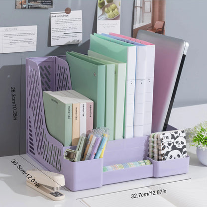 Four-Part File Frame with Pen Holder organizer