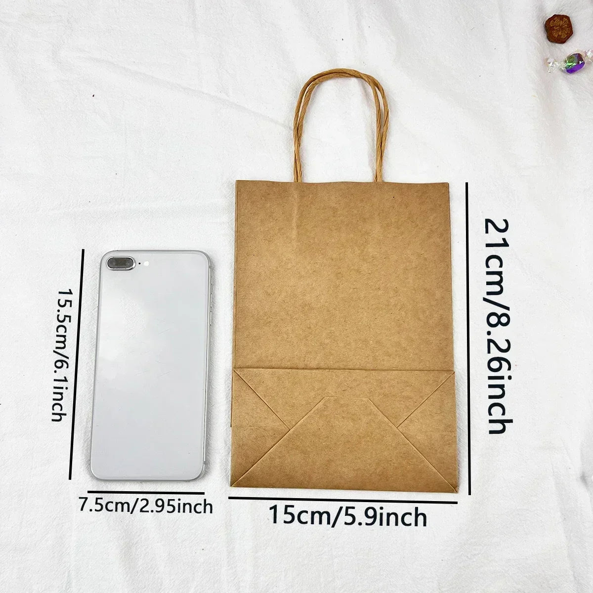 10/20/50pcs Party Favor Kraft Paper Bags