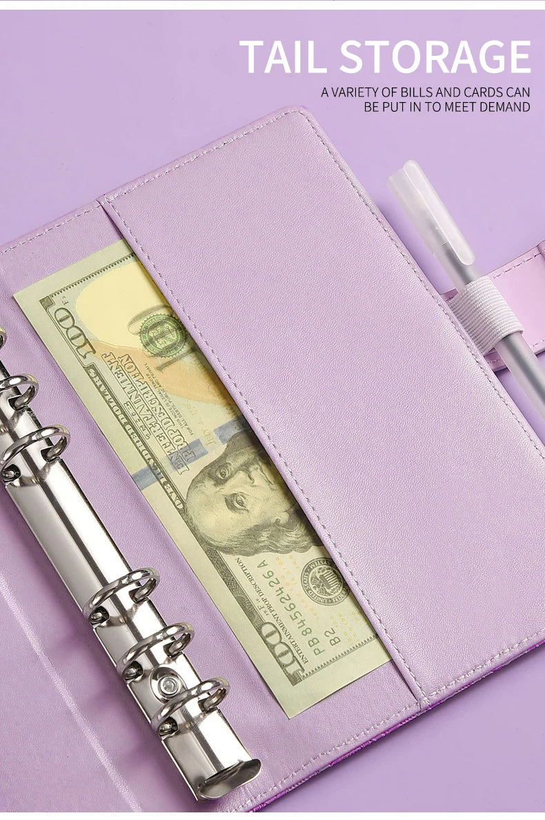 A6 Gingham Check PU Leather journal