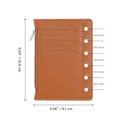 Moterm Zipper Flyleaf for Pocket A7 Size Ring Planner