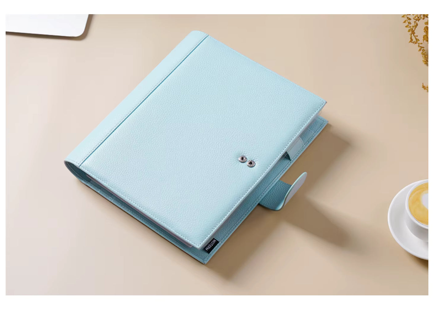 Moterm Genuine Leather Discbound Planner Cover