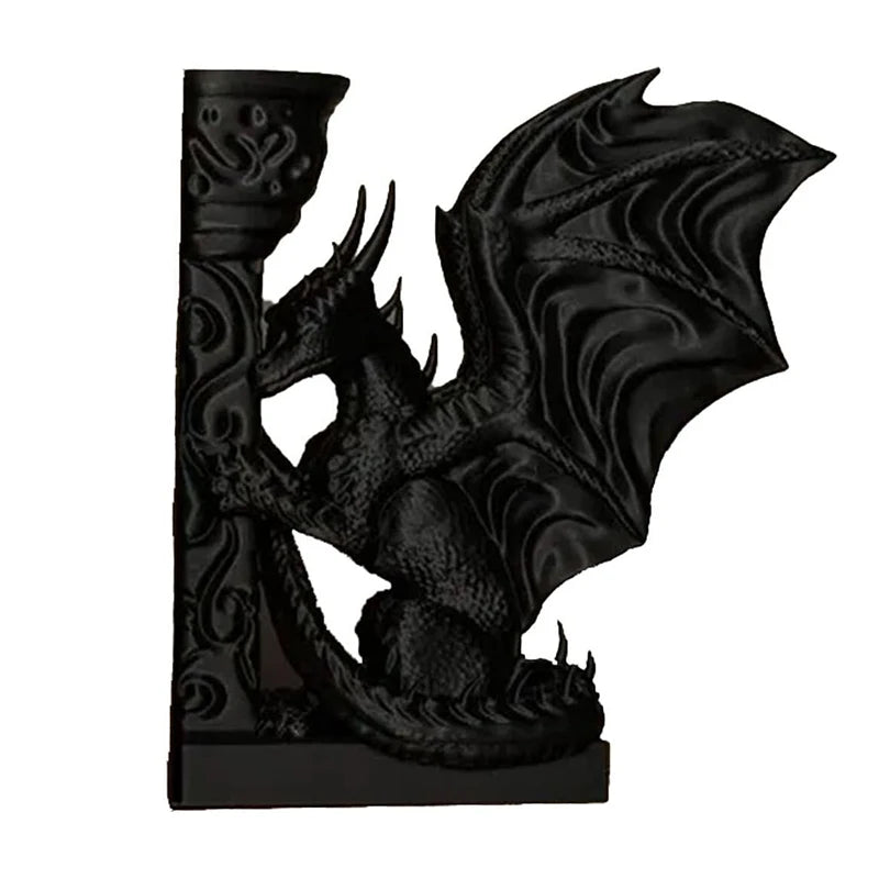 3D Printed Whimsical Dragon Bookends Book Stopper