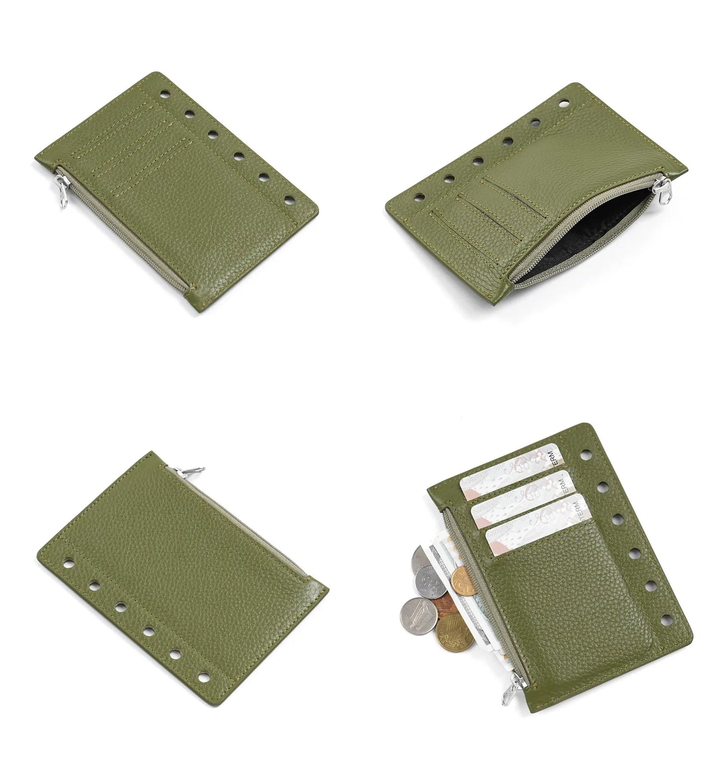 Moterm Zipper Flyleaf for Pocket A7 Size Ring Planner