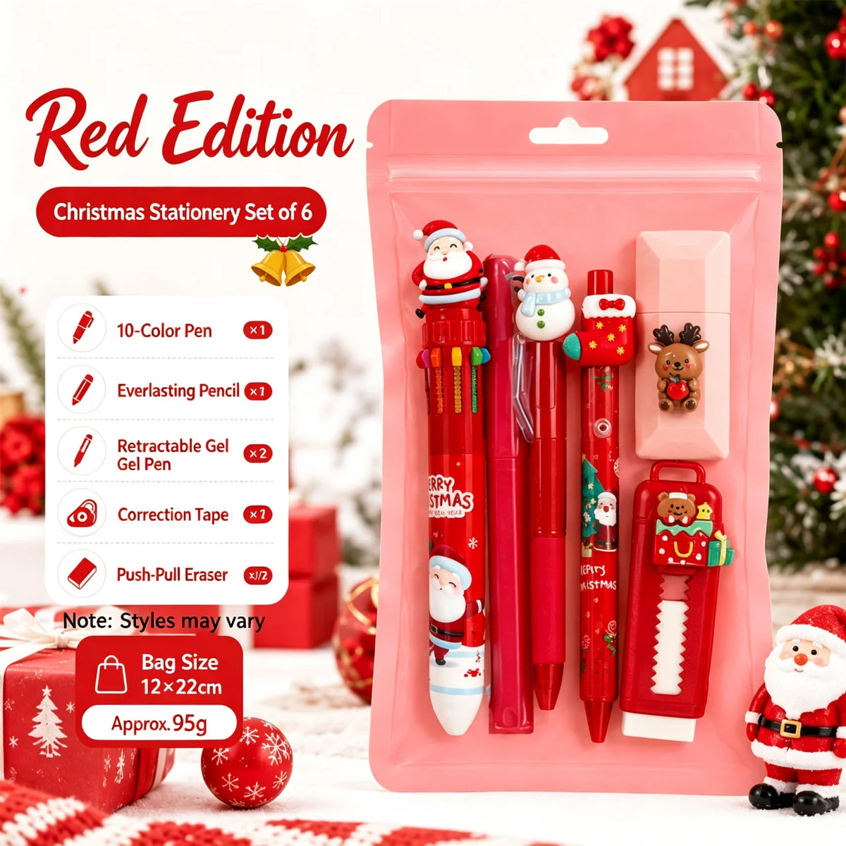 6-Piece Holiday Stationery Kit