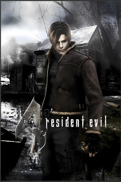 Resident-Evil Game Poster Canvas print