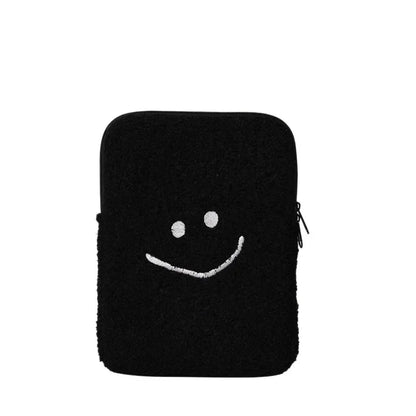 11/13Inch smiley face Plush Laptop Carrying Sleeve case