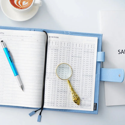 Moterm Firm Pebbled Grain Leather Sky Blue journals