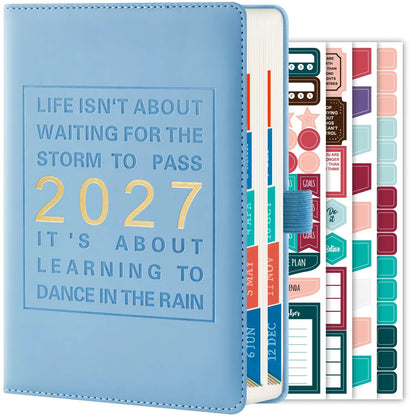 2027 Hardcover Monthly Daily Planner Calendar