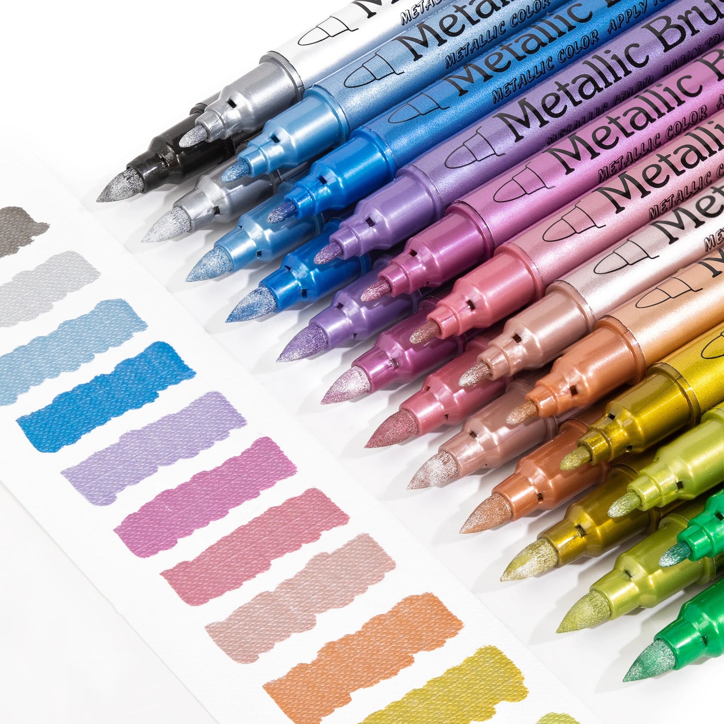 12 Colors Metallic Markers