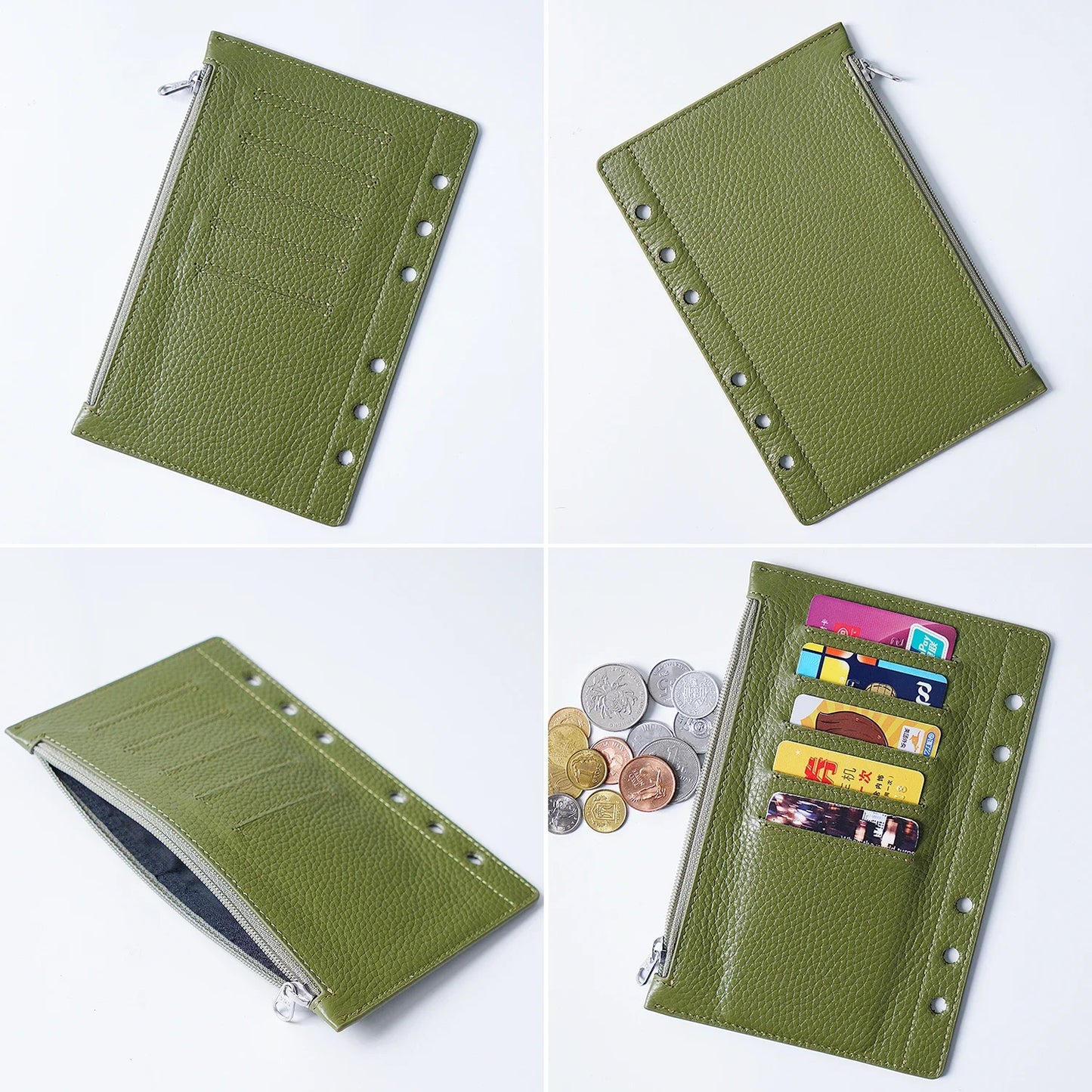 Moterm Zipper Flyleaf for A6 Size Ring Planner
