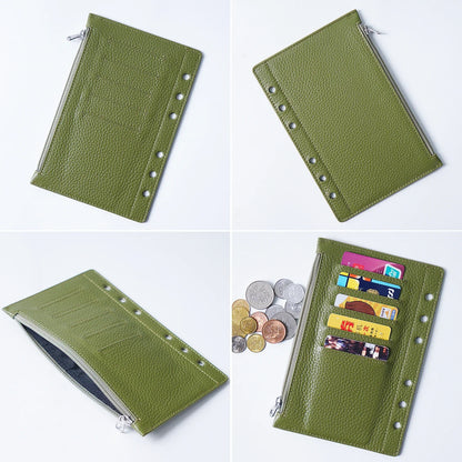 Moterm Zipper Flyleaf for A6 Size Ring Planner