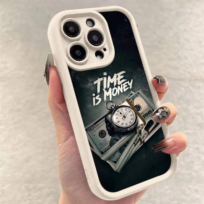 Time is money Phone Case For iPhone 11,12,13,14,15,16,17