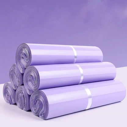 100Pcs Purple Courier poly-mailer Envelopes