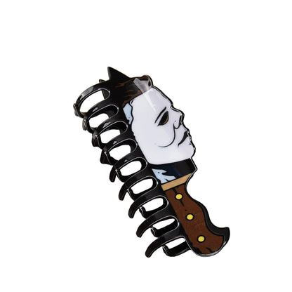 Horror Series half face Hair Claw clips