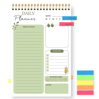 Daily Hourly Schedule Planner Notebook