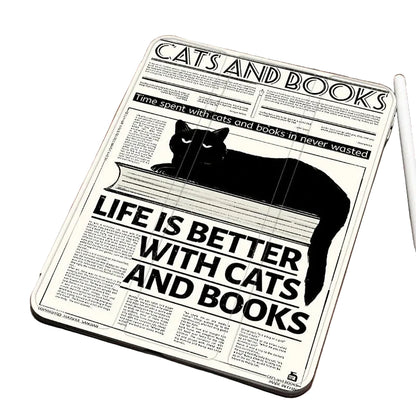Black Cat Ipad Case
