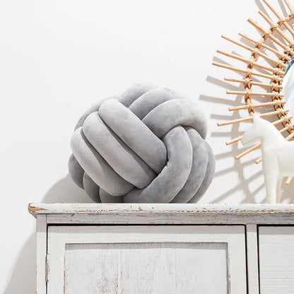 Decorative Throw Knot Pillow Ball