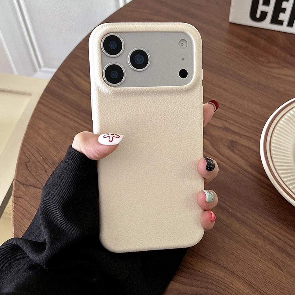 Leather Texture Phone Case For iPhone 13,14,15,16,17
